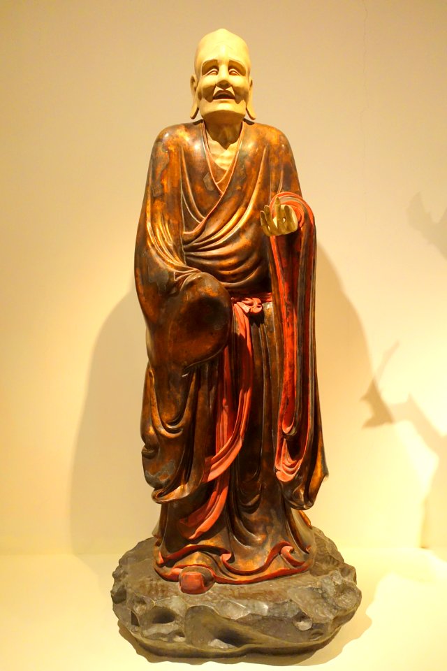 Misamta, Tay Phuong pagoda, Ha Tay province, 1794 AD, lacquered wood - Vietnam National Museum of Fine Arts - Hanoi, Vietnam - DSC05070