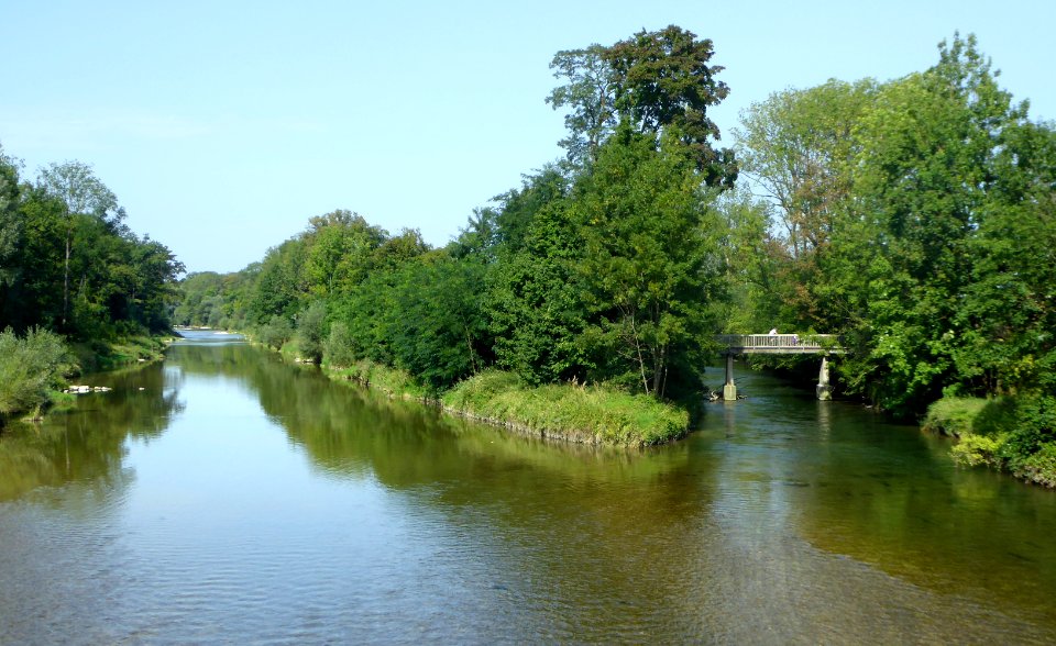 Rosenheim, Mündung E-Werk-Kanal, 1