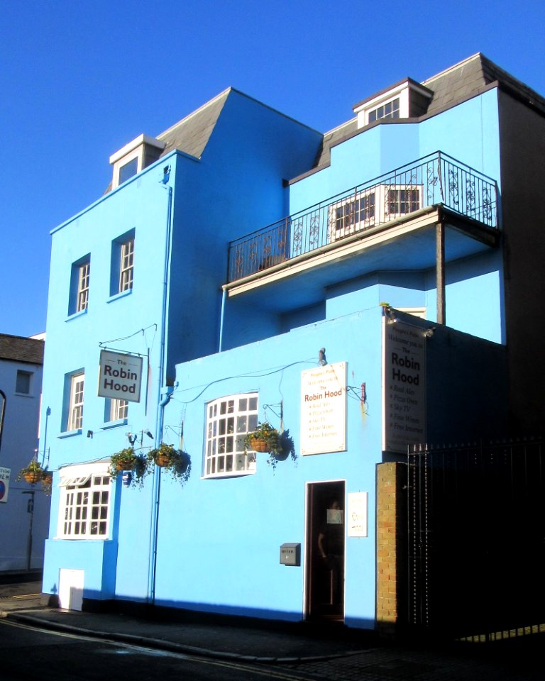 Robin Hood pub, 1–3 Norfolk Place, Brighton (January 2017)