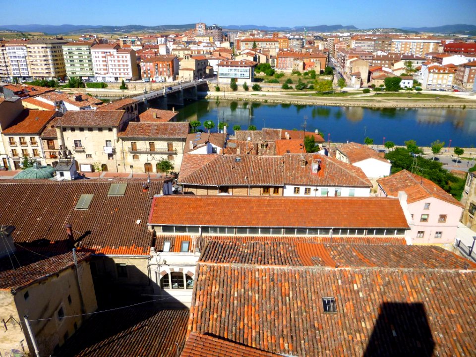 Miranda de Ebro - panorámica urbana desde el Castillo 1
