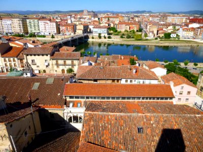 Miranda de Ebro - panorámica urbana desde el Castillo 1