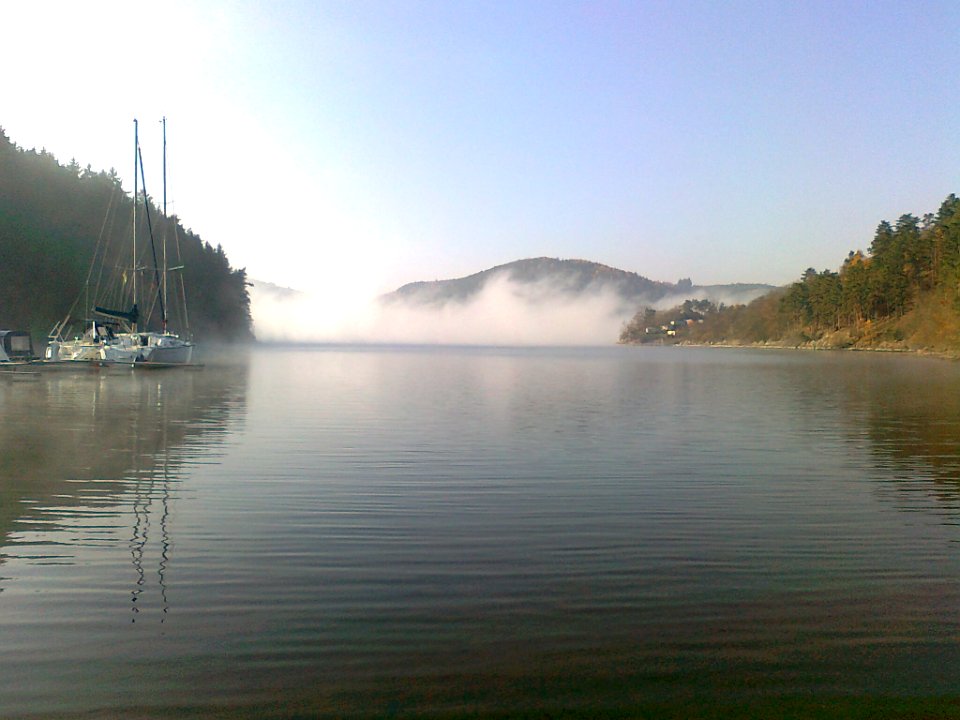 Mlha Nad Orlíkem Fog Over The Dam (247186933)