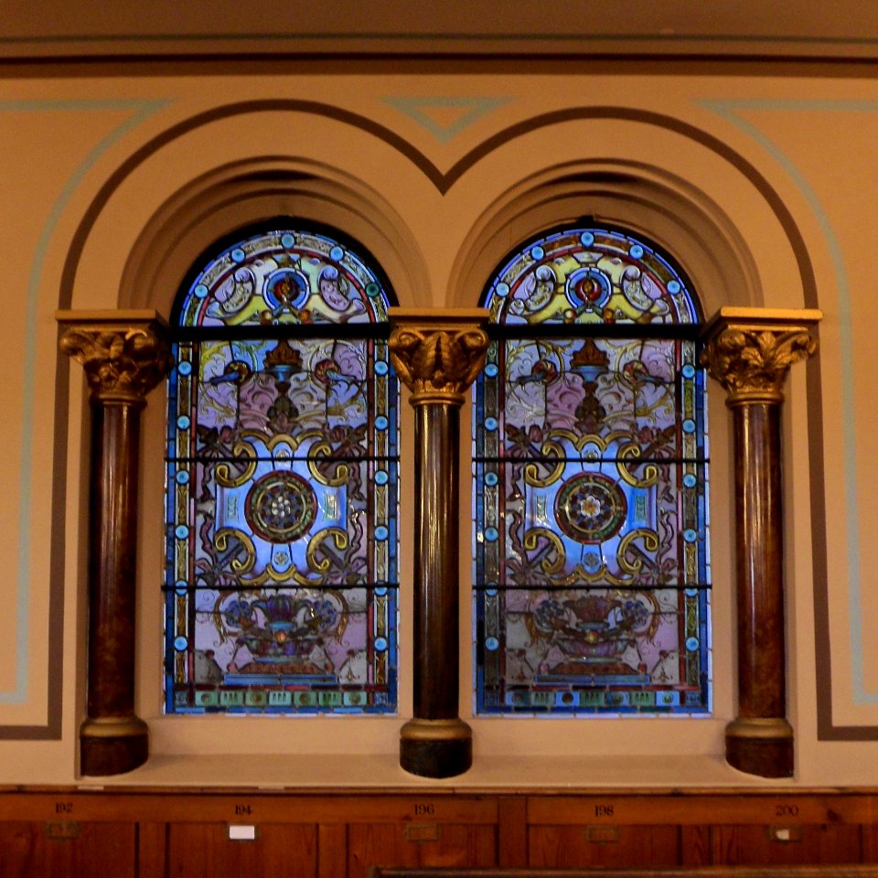Middle Street Synagogue, Brighton (May 2013) - Stained Glass Windows (4)
