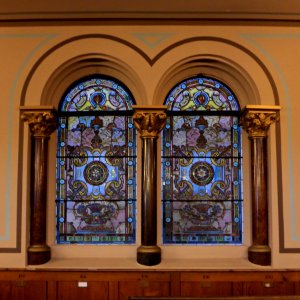 Middle Street Synagogue, Brighton (May 2013) - Stained Glass Windows (4)