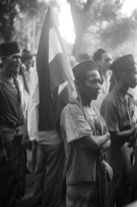 Medan De Oostkust van Sumatra wenst zelfstandigheid. In Medan werd na de bevrij, Bestanddeelnr 327-2-4