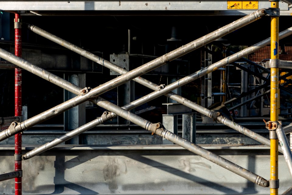Metal scaffolding at WP Welding 1