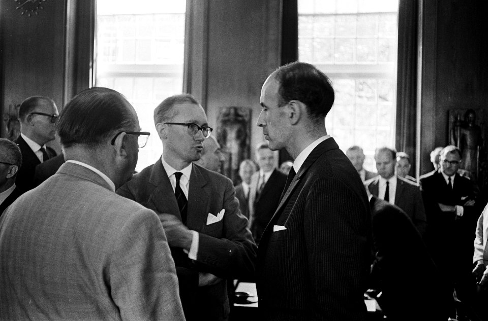 Ministers van Financien van de landen van de EEG bijeen Amsterdamse stadhuis, aa, Bestanddeelnr 916-6619