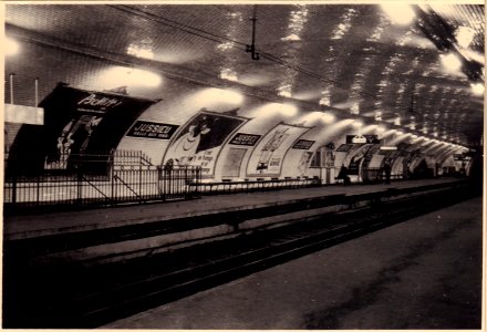 Metro Jussieu, Parijs 1959
