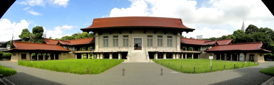 Meiji Shrine Treasure Museum panorama