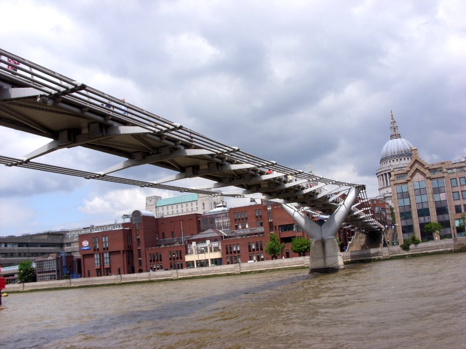 Millennium Bridge side