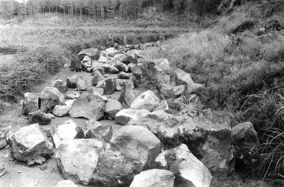 Medan-Brastagi zuiveringsactie in het Medangebied. De bergweg langs de Piso-Pis, Bestanddeelnr 3759