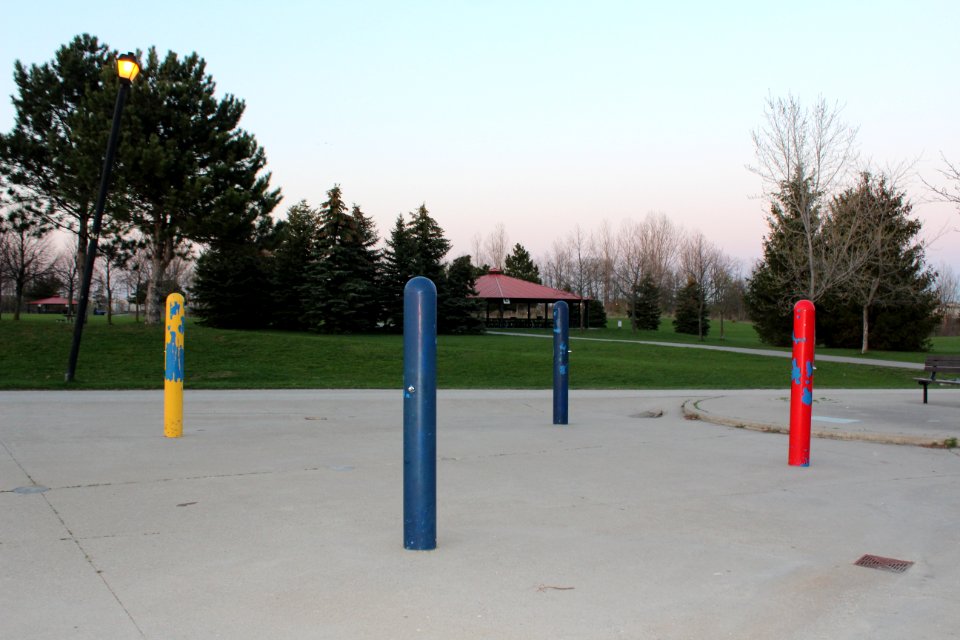 Milliken Park splash pad, May 2018