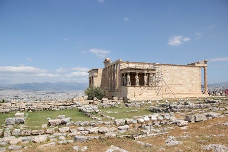 Athens acropolis the erechtheion