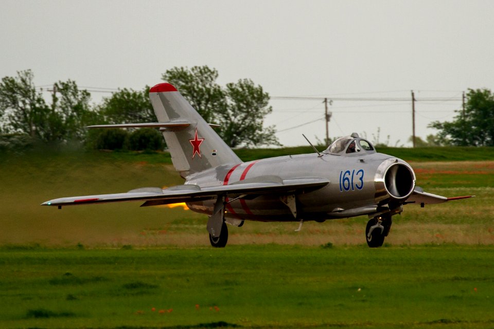 MiG-17 Take to the Skies Airfest Durant, Oklahoma Engine Start