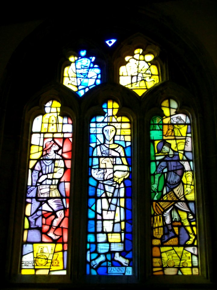 Millennium window, St Peter, Great Haseley