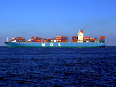 Mol Pace p7, leaving Port of Rotterdam, Holland 25-Jan-2007