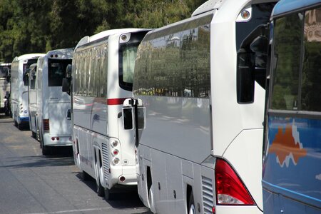 Athens buses traffic
