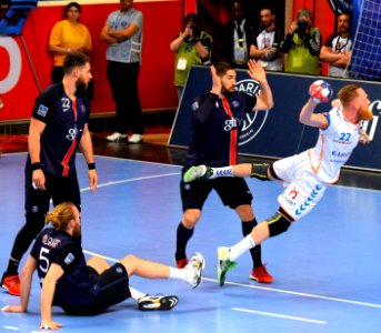 Miha Žvižej Nikola Karabatic-20160416-PSG-TOULOUSE