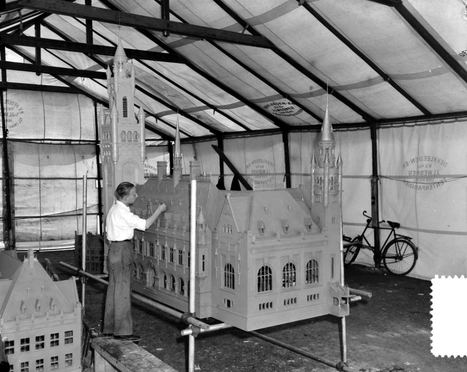 Miniatuur Vredespaleis voor Madurodam, Bestanddeelnr 905-2523