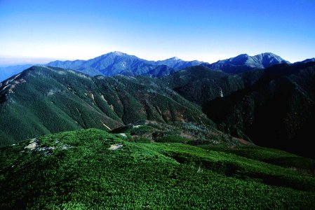 Mount Senjo from Mount Eboshi 2000-10-22