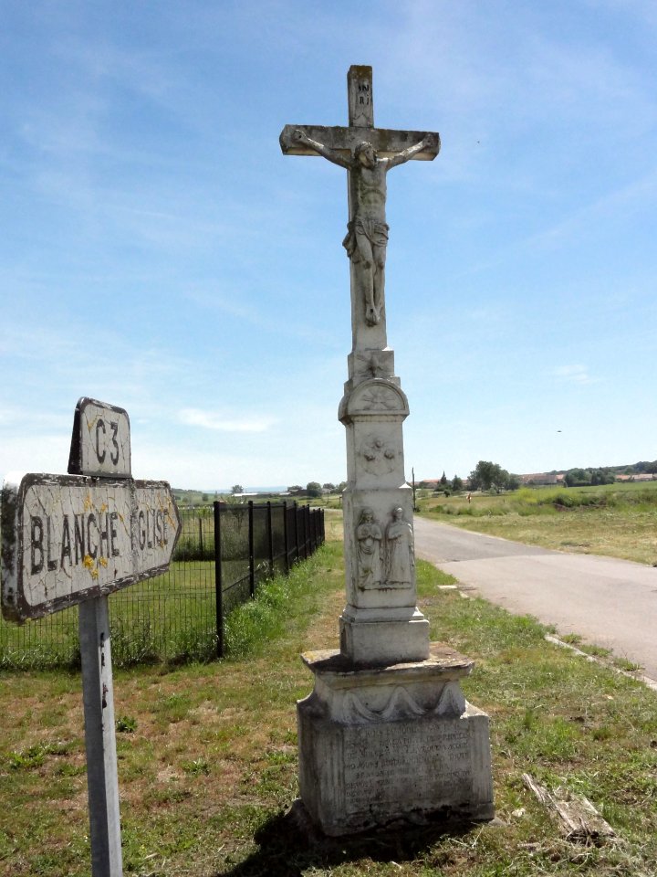 Mulcey (Moselle) croix de chemin A