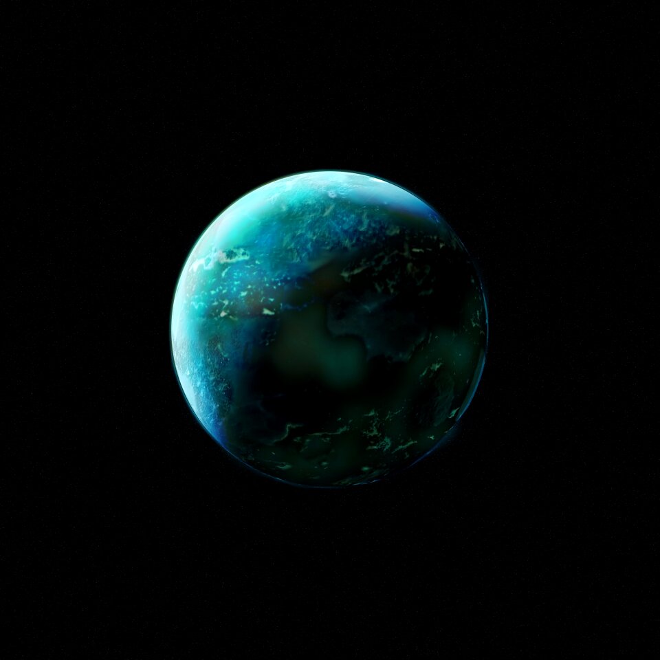 Planet space terrestre