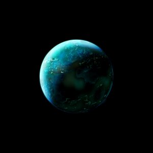 Planet space terrestre