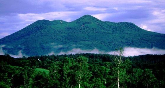Mount Kurohime from Mount Hiuchi 1996-6-29