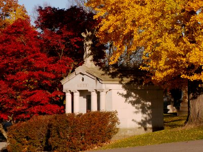 Morris mausoleum, Homewood Cemetery, 2020-11-08, 02