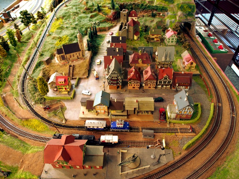 Model railway layout, Musée du jouet de Colmar, photo 1