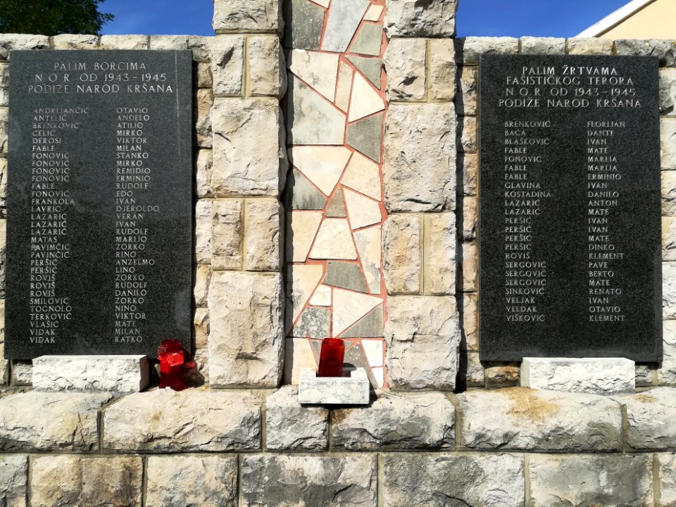 Monumento caduti - Kršan 06