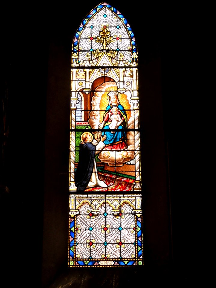 Morley (Meuse) église, vitrail 04