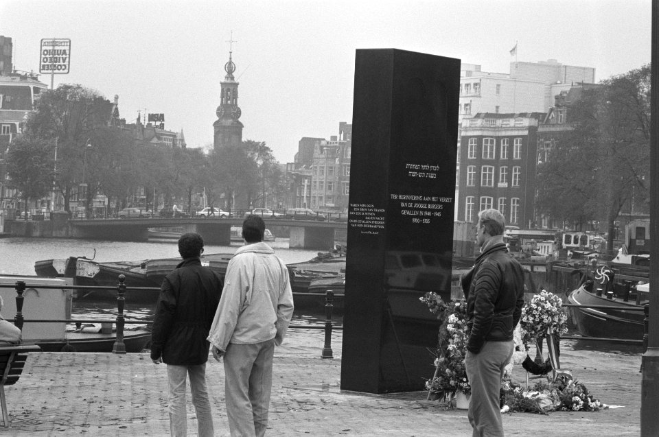 Monument voor Joods verzet in Amsterdam bij het nieuwe stadhuis, Bestanddeelnr 934-3403
