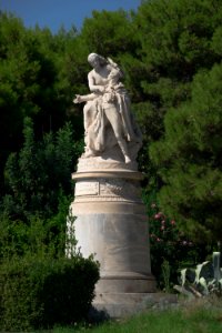 Monument to Georges Gordon Byron, Athens, Greece photo