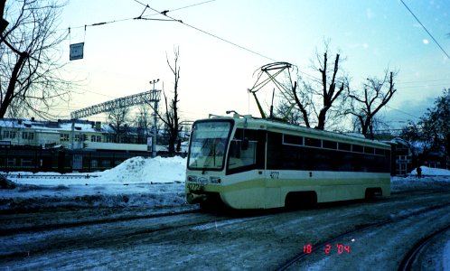 Moscow tram 4272 2004-02 Kalanchevskaya 2