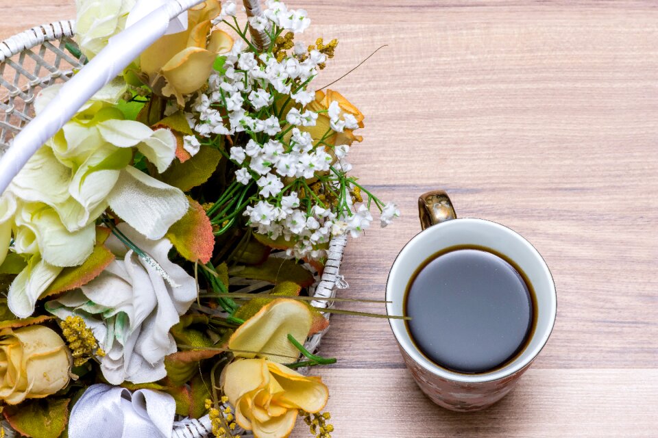 Floral spring card