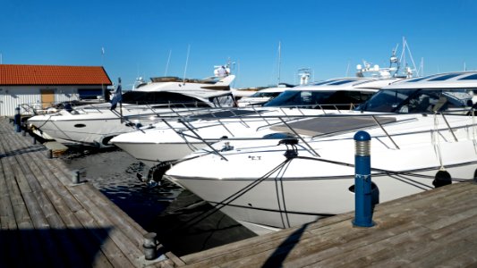 Motorboats in Malmön marina 7 photo