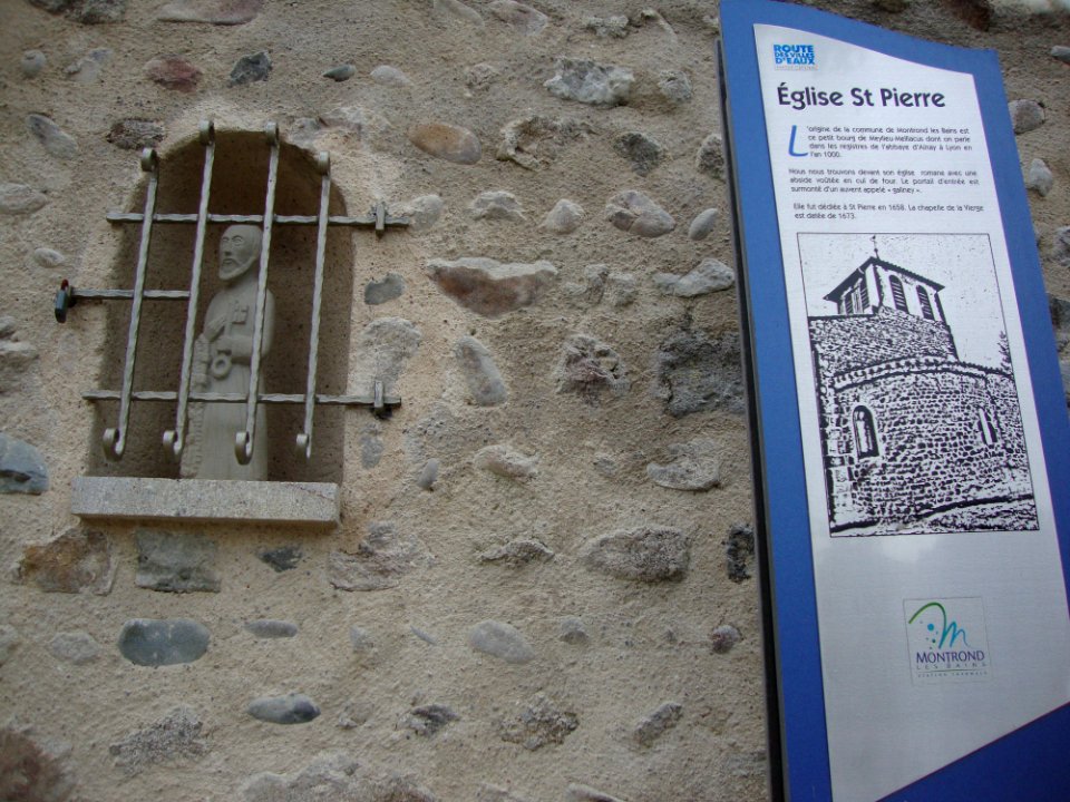 Meylieu (Montrond-les-Bains, Loire, Fr) statue St.Pierre
