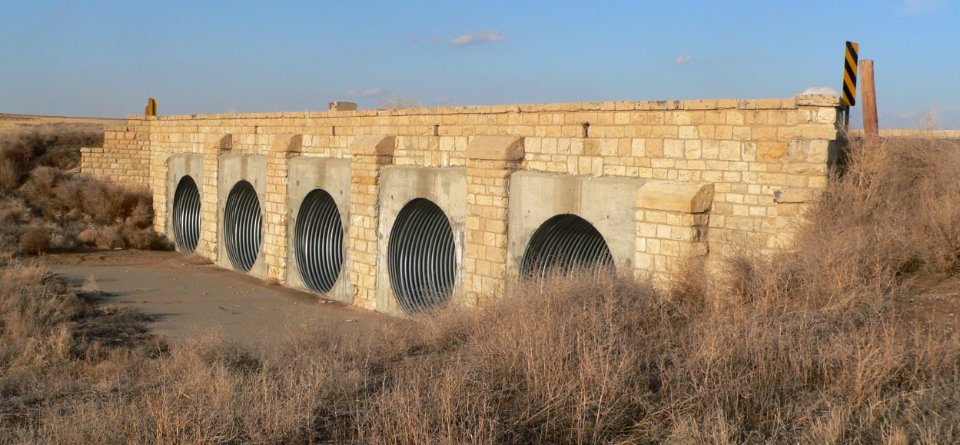 Morton County WPA bridge from SW 1