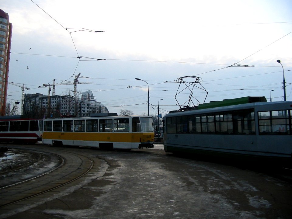 Moscow tram Tatra T7B5SU 3325 20031223 Живописная улица