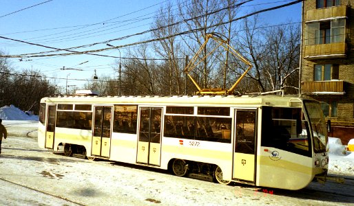 Moscow tram 5272 2003-02 Novogireevo 71-619K