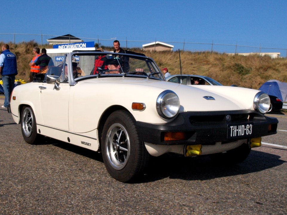 MG Midget dutch licence registration TH-HD-63-