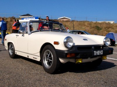 MG Midget dutch licence registration TH-HD-63-