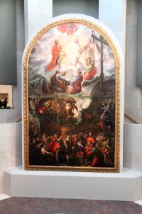 Moses and the Brazen Serpent and the Transfiguration of Jesus (Cristóbal de Villalpando) at the Met, Oct 2017