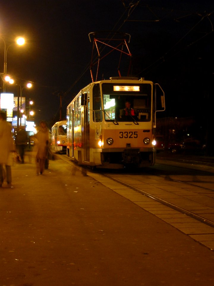 Moscow tram Tatra T7B5SU 3325 20041103 5 Волоколамское шоссе (дублёр)