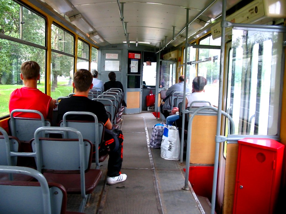 Moscow tram Tatra T7B5SU 3325 20040830 2 Живописная улица