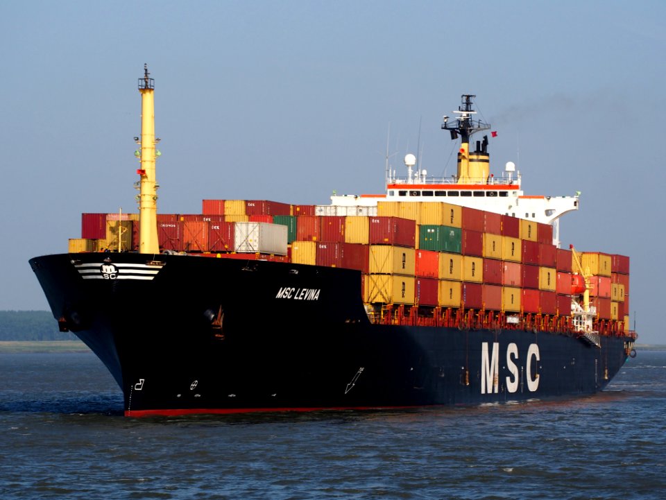 MSC LEVINA - IMO 8608200 - Callsign 3FJR8, Berendrechtsluis, Port of Antwerp pic1