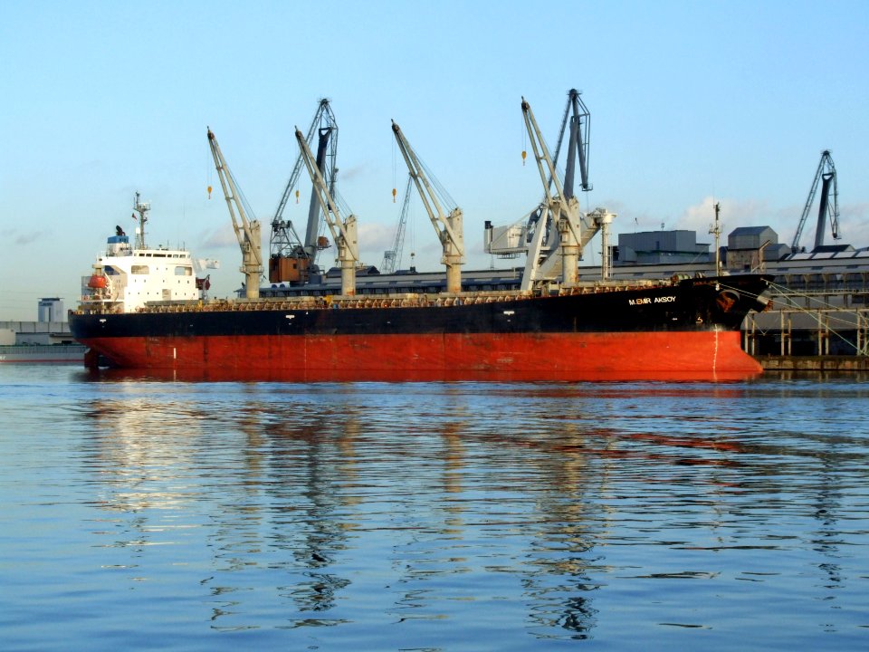 M Emir Aksoy IMO 9163001 pic1 at Antwerp, Belgium at Port of Antwerp, Belgium 07-Dec-2008