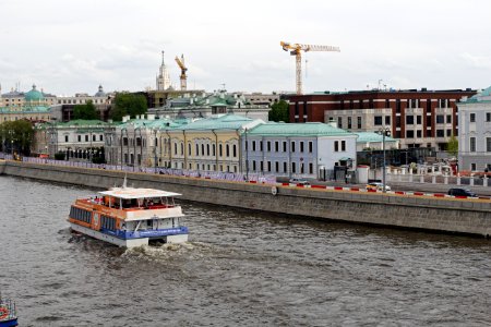 Moscow, rebuilt Sofiyskaya Embankment in May 2021 01