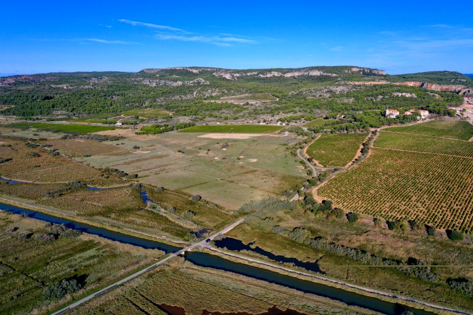 Massif de la Clape aerial